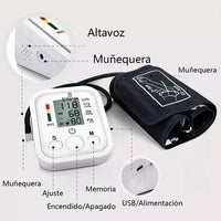 Tensiómetro O Monitor De Presión Arterial Digital Con Voz