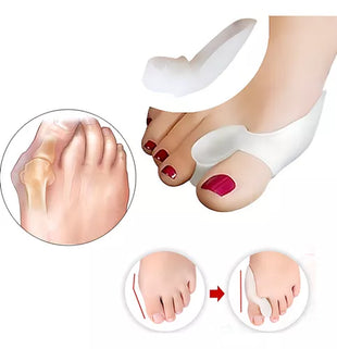 Protector De Juanetes Corrector Ortopédico De Gel De Silicona Par