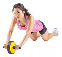 Rueda Abdominal Rodillo + Tapete Ejercicio Tonificador