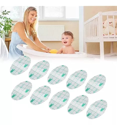 Set 10 Parches Invisible Waterproof Protección De Oídos Bebé