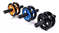 Rueda Abdominal Doble Rodillo + Tapete Para Las Rodillas