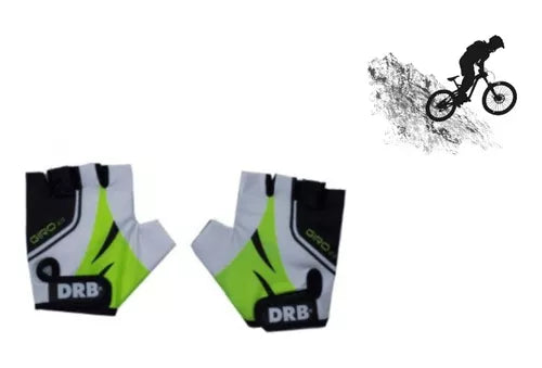 Par Guantes Drb Giro 2.0 Con Gel Ciclismo Niño Fitness Gym