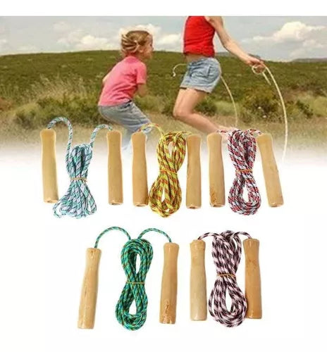 Cuerda De Saltos Para Niños Y Niñas 2mtrs Nylon Jump