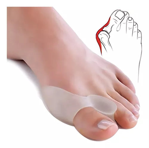 Protector De Juanetes Corrector Ortopédico De Gel De Silicona Par
