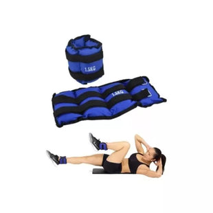 2 Pesas Tobilleras Muñecas Brazo Pierna 3kg Gimnasio