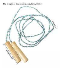Cuerda De Saltos Para Niños Y Niñas 2mtrs Nylon Jump