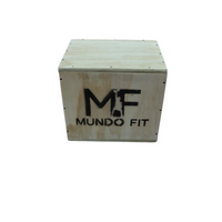 Cajón Pliométrico Mundofit 40x36x30cm Para Ejercicios Crossfit Gym