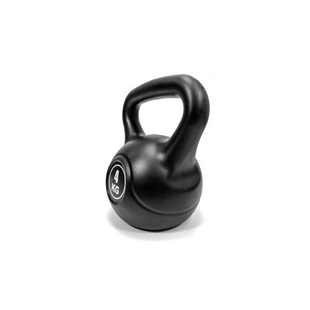 Mancuerna- Pesa Rusa- Kettlebell De Goma 4kg Crossfit Gym