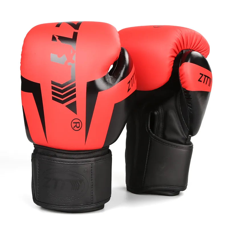 Guantes De Boxeo Ztty Cuero Pu Profesional Juvenil Adultos