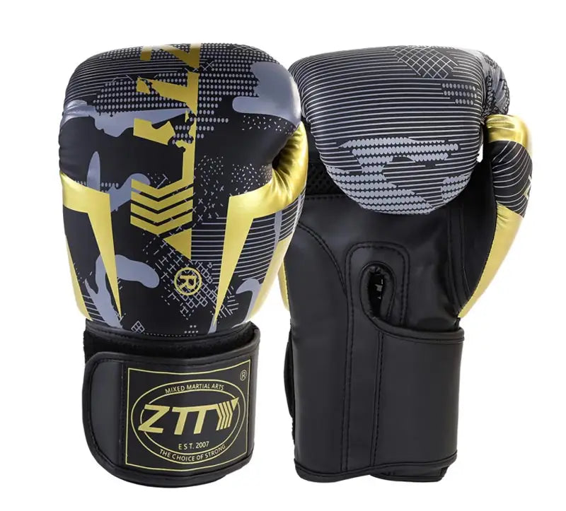 Guantes De Boxeo Ztty Cuero Pu Profesional Juvenil Adultos