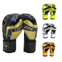 Guantes De Boxeo Ztty Cuero Pu Profesional Juvenil Adultos