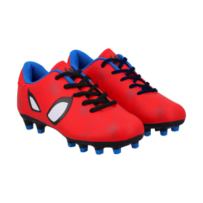 Zapatos De Fútbol Cara De Spider-man Rojo Marvel Olymphus