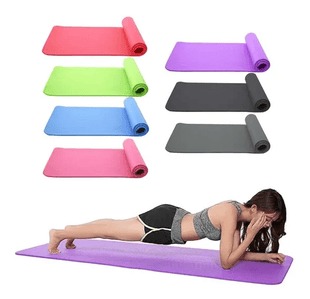 Tapete Mat De Yoga 10 mm Anti Fluidos Fitness, Estiramiento