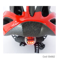 Casco Regulable Probike Usa Con Luz Trasera Bicicleta Mtb