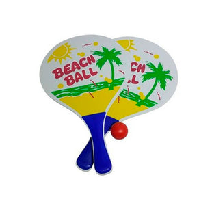 Set De2 Paletas Playeras Beach Ball Arena Playa Verano