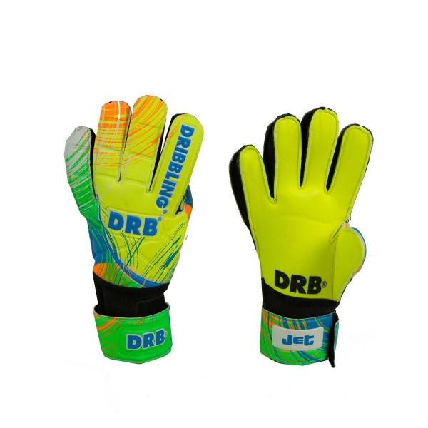 Guante Arquero Fluor Jet Pro Dribbling Corte Flag Con Velcro