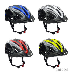 Casco Regulable Cronus Usa Con Luz Trasera Bicicleta Mtb