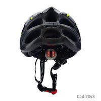 Casco Regulable Cronus Usa Con Luz Trasera Bicicleta Mtb