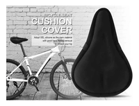 Cubre Asiento De Gel Para Bicicleta Tamaño Grande Ajustable