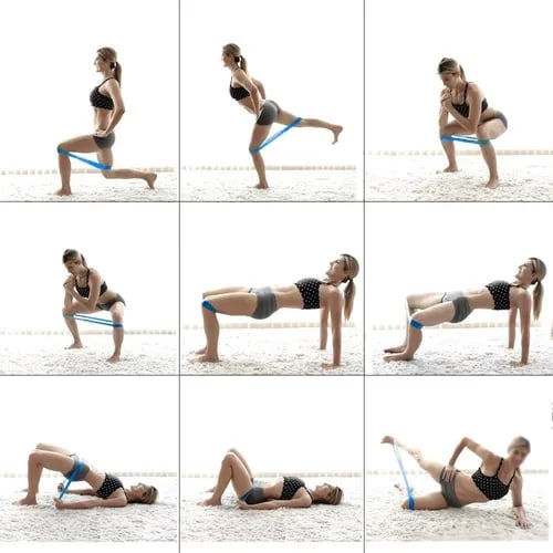 Mini Banda Loop Azul 10 Lbs Para Tonificar Y Ejercitarse