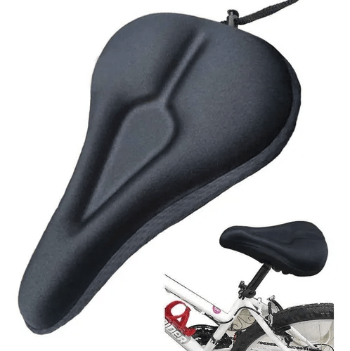 Cubre Asiento De Gel Para Bicicleta Tamaño Grande Ajustable