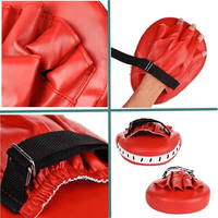 Par Guantes Patadas Golpes Karate Guantes Cojín Punzonado