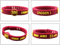 Pulseras Silicona De Estrellas De La Nba Ajustables