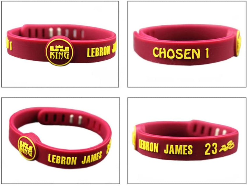 Pulseras Silicona De Estrellas De La Nba Ajustables