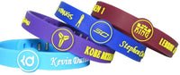 Pulseras Silicona De Estrellas De La Nba Ajustables