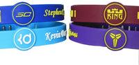 Pulseras Silicona De Estrellas De La Nba Ajustables