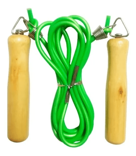 Cuerda De Salto Madera Pvc Crossfit Boxeo Entrenamiento