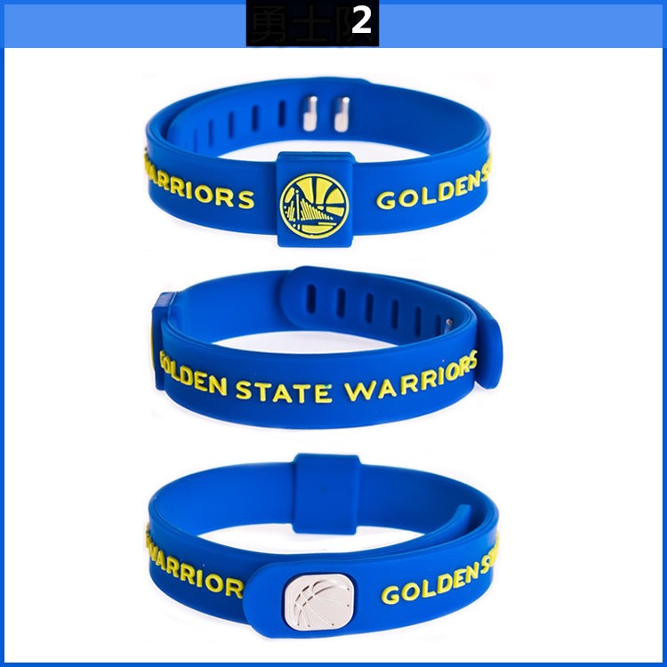 Pulseras Silicona Equipos Favoritos De La Nba Ajustables