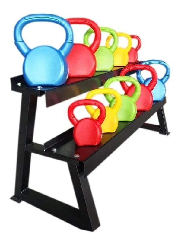 Pesa Rusa Kettlebell Con Recubrimiento De Vinilo 4kg Crossfit