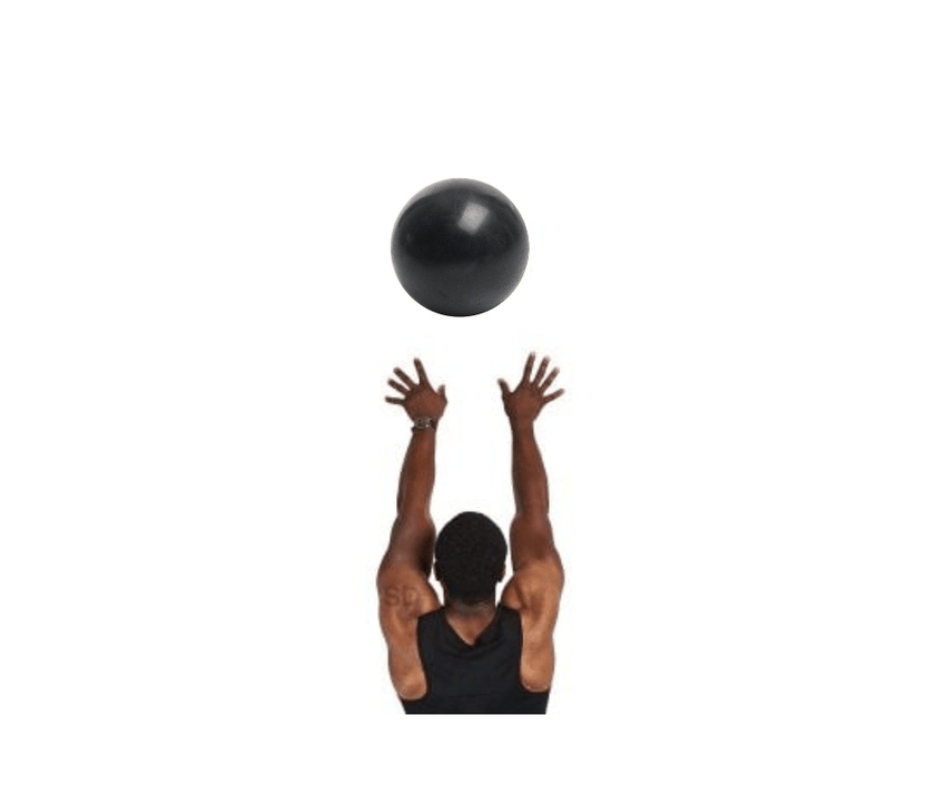 Balón Medicinal Silicona Terapias Yoga Pilates Negro 5kg