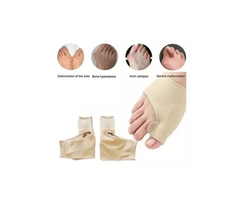 Par De Protectores Juanetes Con Separador Tela Y Gel