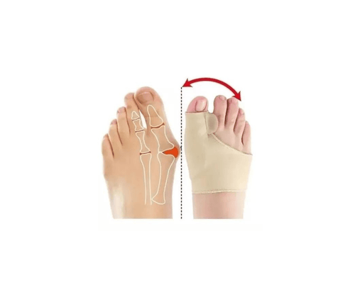 Par De Protectores Juanetes Con Separador Tela Y Gel