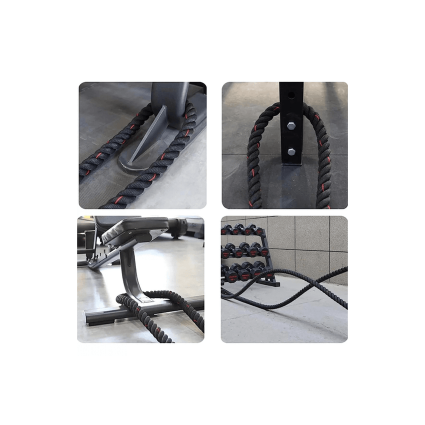 Cuerda Battlet Rope Crossfit Funcional 3,8cm X 9mtrs Largo