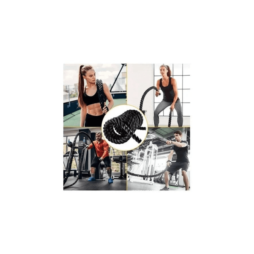 Cuerda Battlet Rope Crossfit Funcional 3,8cm X 12mtrs Largo