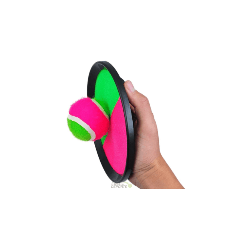 Juego De Paletas Playero Atrapa Pelota Con Velcro