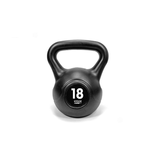 Pesa Rusa Kettlebell Con Recubrimiento Vinilo 18kg Gym