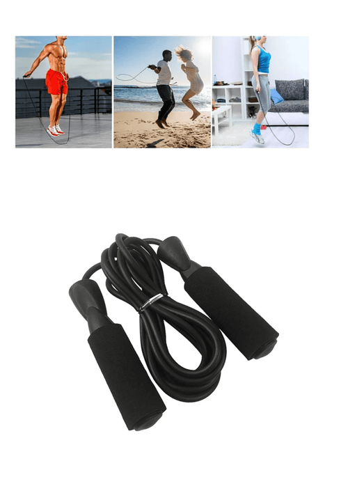 Cuerda De Salto Rápido Crossfit Ejercicio Cardio Ajustable Con Rodamiento