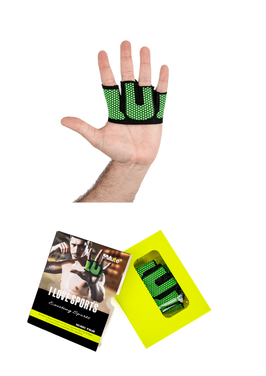 Guantes Antideslizantes Y Calleras Entremiento Funcional Gym