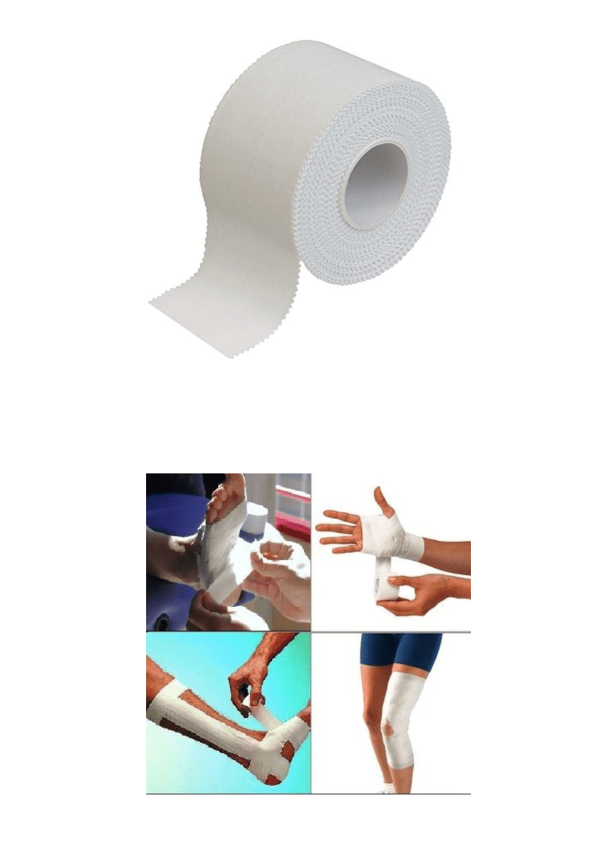 Cinta Tape Rígida Sportape 3,8cmx10mtrs Soccer Rugby Voley