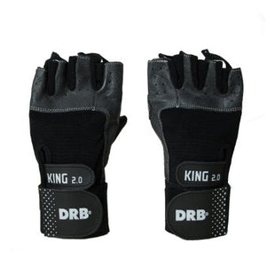 Guantes King Drb Cuero Con Muñequera Para Pesa Gym Crossfit