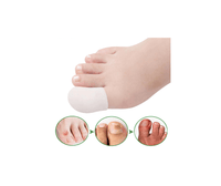 Par De Protector Dedo Pulgar Dedal Para Pie Gel Suave