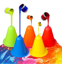 Set 12 Mini Conos Multicolor 9cm Para Agilidad Coordinación