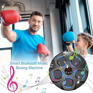 Equipo De Entrenamiento Boxeo Para Pared Musical Y Bluetooth