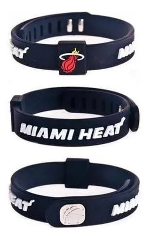 Pulseras Silicona Equipos Favoritos De La Nba Ajustables