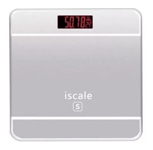Bascula Balanza Pesa Baño Vidrio Templado Digital Iscale S