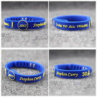 Pulseras Silicona De Estrellas De La Nba Ajustables